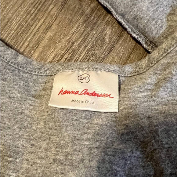 BOGO FREE Hanna Andersson long sleeve dress size 120 US 6/7 - Picture 7 of 8